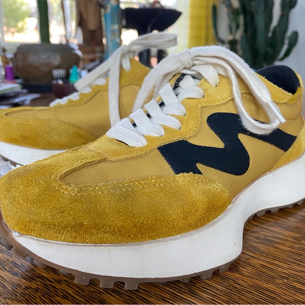 Steve Madden Campo Sneaker in Mustard - Picture 12 of 14